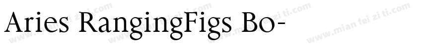 Aries RangingFigs Bo字体转换